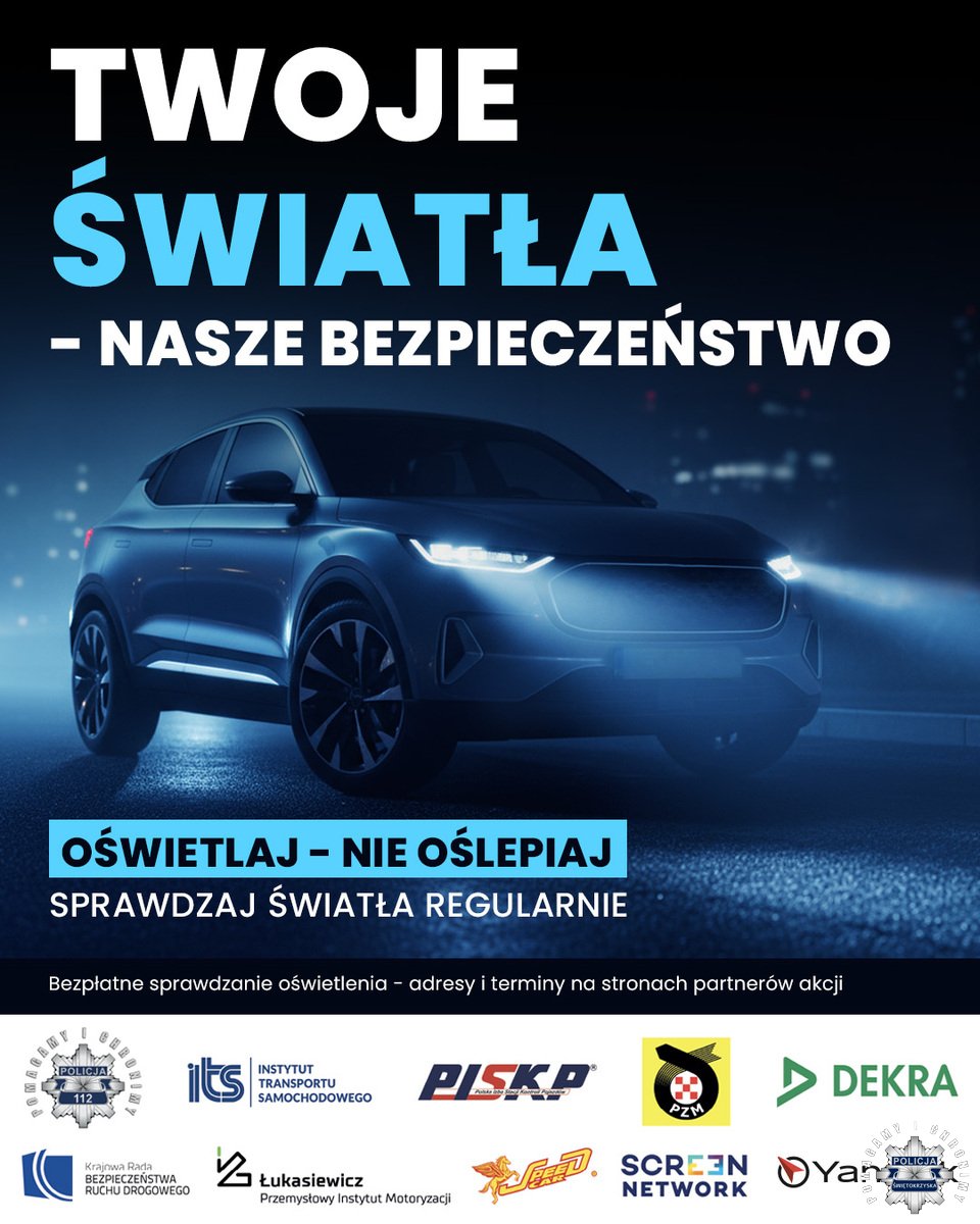 Bezpłatne sprawdzanie oświetlenia pojazdów w Starachowicach